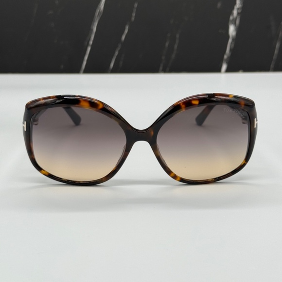 NEW TOM FORD TF919 55B WOMEN ROUND SUNGLASSES TOM FORD CHIARA-02 FT0919/S 55B - Picture 4 of 11